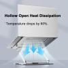 Aluminum Laptop Stand, 360 Degree Rotating Base, Adjustable Height and Angle, Hollow Heat Dissipation Design, for Laptops from 10-17 in view 4
