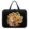 KEIAHUAN Sunflower Cat Laptop Tote Bag for Women Computer Bag Laptop Case Laptop Work Bag Laptop Briefcase Slim for Business Travel Office view 1