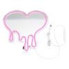 Melting Heart Neon Sign, LED Light USB Powered Lamp, Table and Wall Decoration Light for Mothers Day Gift, Girls Room Wedding Valentines Day Party Birthday Home Decor view 1