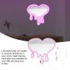 Melting Heart Neon Sign, LED Light USB Powered Lamp, Table and Wall Decoration Light for Mothers Day Gift, Girls Room Wedding Valentines Day Party Birthday Home Decor view 3