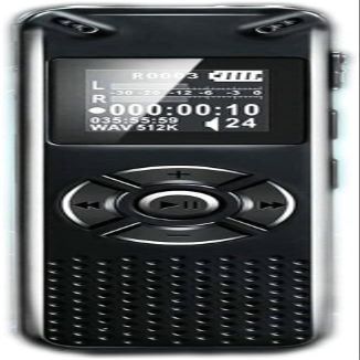 aiqiua Professional Voice Activated Digital Audio Recorder Recording Dictaphone WAV MP3 Player