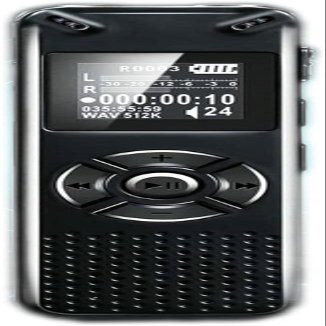 aiqiua Professional Voice Activated Digital Audio Recorder Recording Dictaphone WAV MP3 Player