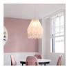 DXYC Living Room Bedroom Modern LED Chandeliers White Hanging Chandelier Fixture Height Adjustable Dining Room Kitchen Island Pendant Light for Hallway Bar Cafe view 4