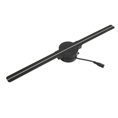 3D Hologram Fan with 224 LED Light Beads, Tabletop Holographic LED Ceiling Skylight Night Light 16.5in 2000 X 224 3D Projector for Business Store Advertising Party Shop (US