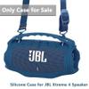 JCHPINE Silicone Cover Case for JBL Xtreme 4 Portable Bluetooth Speaker, Protective Skin Holder for JBL Xtreme 4 Portable Bluetooth Speaker Accessories (Only Case) (Blue) view 2