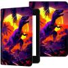 AIRWEE Case for 6.8"" Kindle Paperwhite (11th Generation 2024/2023/2021), PU Leather Kindle Case Adjustable Stand with Auto Sleep/Wake Cover for Kindle Paperwhite Signature Edition, dinosaur view 1