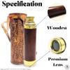 DA Ancein - 16 Inch Antique Brass Telescope  Handcrafted Nautical with Ideal for Collectors and Home Decor Leather Box view 3