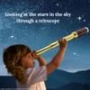 DA Ancein - 16 Inch Antique Brass Telescope  Handcrafted Nautical with Ideal for Collectors and Home Decor Leather Box view 4