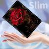 Case for 6.8" Kindle Paperwhite (11th Generation 2024/2023/2021), PU Leather Kindle Case Adjustable Stand with Auto Sleep/Wake Cover for Kindle Paperwhite Signature Edition, Dark Red Rose view 4