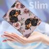 AIRWEE Case for 6.8"" Kindle Paperwhite (11th Generation 2024/2023/2021), PU Leather Kindle Case Adjustable Stand with Auto Sleep/Wake Cover for Kindle Paperwhite Signature Edition, Black Dog Flower view 4