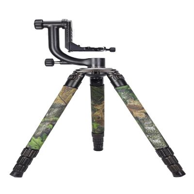 CHASING BIRDS Camouflage Waterproof Tripod Protective Cover for LEOFOTO LM/LP/LQ/LS/LX Tripod Leg Protective Cover (LM-324C, Green Leaf Camouflage)