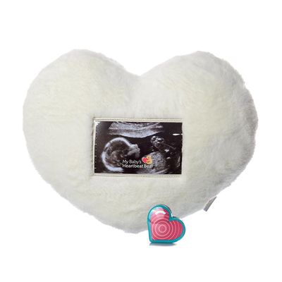 MBHB Digital Voice Recorder Object w/20 Second Recorder, Capture Baby's Heartbeat During Pregnancy + Ultrasound, Not a Medical Device, Ivory