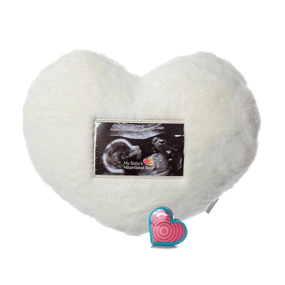 MBHB Digital Voice Recorder Object w/20 Second Recorder, Capture Baby's Heartbeat During Pregnancy + Ultrasound, Not a Medical Device, Ivory