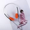 Weicoca Orange Retro On Ear Headphones, Lightweight Portable Headphone with Adjustable Headband, Wired Stereo Headphones, Cute Headphone Trvel view 2