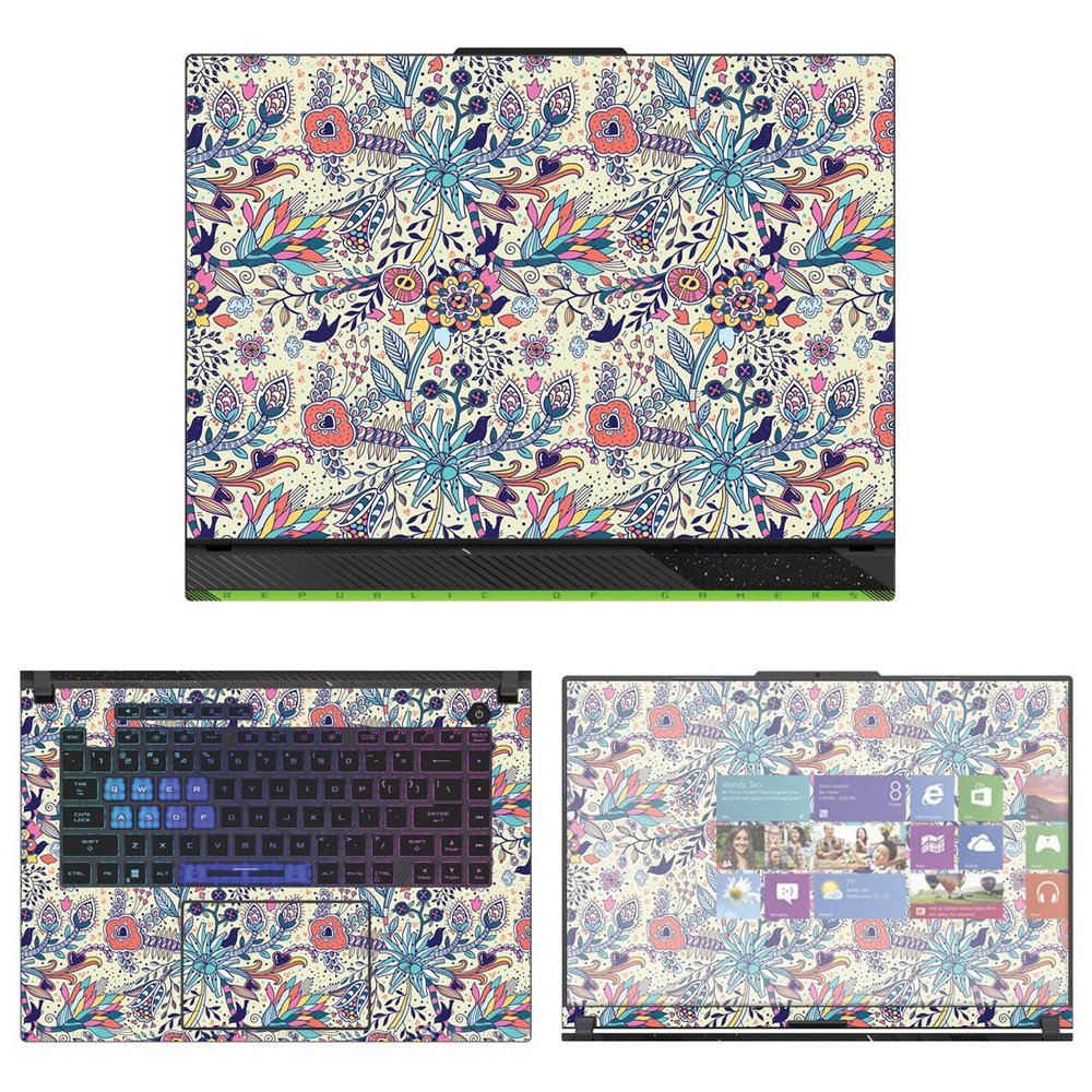 Decalrus - Protective Decal Sticker for The ASUS 16 Republic of Gamers Strix G614 (16" Screen) case Cover wrap ASrog16strix_G614-222