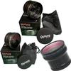 52MM OPTURA HD OPTICS Lenses Kit Included Wide Angle Lens+ HD Fisheye Lens+ 2.2X Telephoto Lens for Canon EF 800mm f/5.6L is USM Lens view 1