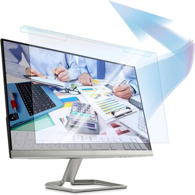 [Pack of 2] Premium Anti Blue Light Screen filter for 24 Inches Computer Monitor, Screen Filter Size is 13.4" Height x21.5" Width, Blocks Harmful Blue Light, Reduce Digital Eye Strain