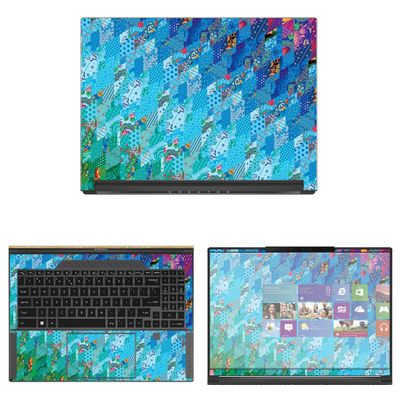 Decalrus - Protective Decal Sticker for The MSI Creator 16 AI A1VHG (16" Screen) case Cover wrap MScreator16_A1VHG-147