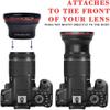 52MM OPTURA HD OPTICS Lenses Kit Included Wide Angle Lens+ HD Fisheye Lens+ 2.2X Telephoto Lens for Panasonic Lumix G Vario 45-200mm f/4-5.6 II Power O.I.S. Lens view 2