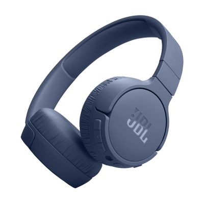 JBL Tune 670NC - Adaptive Noise Cancelling with Smart Ambient Wireless On-Ear Headphones, Up to 70H Battery Life with Speed Charge, Lightweight, Comfortable and Foldable Design (Blue) (Renewed)