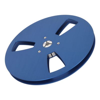 7 Inch Empty Tape Reel, 3 Hole Wind Holes, Reel to Reel Tape for 1/4in Tape, Aluminum Alloy Nab Open Reel, Takeup Reel (Wisoqumtyg4q9673-14)