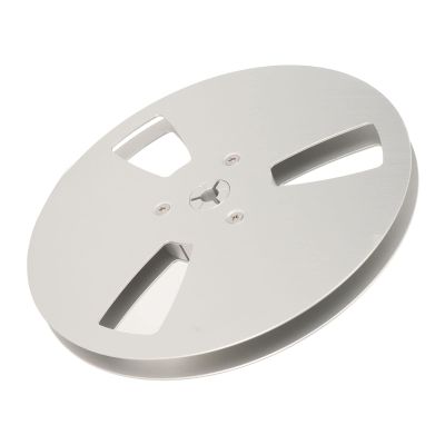 1/4 7 Inch Empty Tape Reel, 3 Hole Wind Holes, Universal Aluminum Alloy Opening Machine Part, Takeup Reel for 1/4 Inch Tape, Recorder Accessory (Wisoqu37ar52vxyi-12)