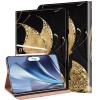 ALILANG Case for iPad Pro 13 inch M5/M4 (2025/2024) Tablet Case, PU Leather Shockproof Folding Stand Cover with Card Holder and Pen Holder -Gold Butterfly view 1