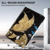 ALILANG Case for iPad Pro 13 inch M5/M4 (2025/2024) Tablet Case, PU Leather Shockproof Folding Stand Cover with Card Holder and Pen Holder -Gold Butterfly view 4