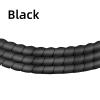 Spiral Protector 2 Meter Flexible Cable Winding Sleeve 8mm to 50mm Inside Diameter Pipe Protection Spiral Wrap Cover Tube Wire Protector Wraps Cable(Black,25mm Inside Diameter) view 2