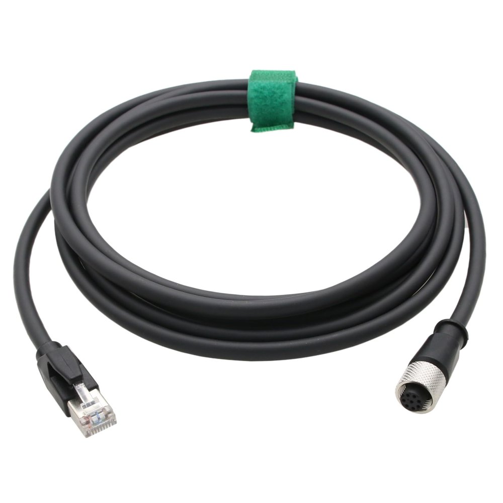 HangTon 8 Pin RJ45 Network Cable for Humminbird Ethernet Switch Fish Finder Helix 9 to PC Laptop, Shielded PVC Waterproof 3m