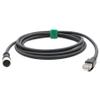 HangTon 8 Pin RJ45 Network Cable for Humminbird Ethernet Switch Fish Finder Helix 9 to PC Laptop, Shielded PVC Waterproof 3m view 2