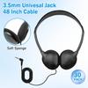 Anrgterg 30 Pack Classroom Headphones for Kids, Bulk Headphones for Classroom Wired Over The Ear Headphones Adjustable with 3.5 mm Jack for School Library Student Children view 2