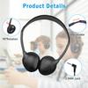 Anrgterg 30 Pack Classroom Headphones for Kids, Bulk Headphones for Classroom Wired Over The Ear Headphones Adjustable with 3.5 mm Jack for School Library Student Children view 3