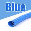 ELLANA Spiral Protector 1 Meter Flexible Pipe Protection Tube 14mm 16mm 18mm 20mm 30mm 35mm 40mm Cable Spiral Wrap Sleeve Line Organizer Cable Winding Wraps Cable(Blue,ID 18mm) view 2