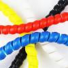 ELLANA Spiral Protector 1 Meter Flexible Pipe Protection Tube 14mm 16mm 18mm 20mm 30mm 35mm 40mm Cable Spiral Wrap Sleeve Line Organizer Cable Winding Wraps Cable(Blue,ID 18mm) view 3