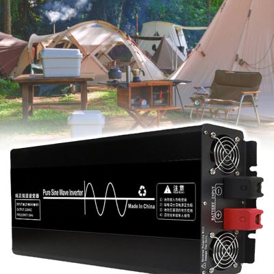 Eastnmythet Car Inverter DC 12V to AC 240V, Pure Sine Wave Power Inverter 3500W 4500W 7000W for Outdoor Laptop Charging Camping, with Sockets,12V to 110V-3500W