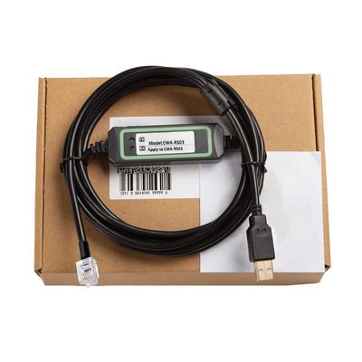 EWA-RS03 Applicable Servo Drive Debugging Cable PC Debugging Cable Parameter Programming Download Cable Data Cable High-Speed Stable Model Gold-Plated Plug FT232RL Chip 3 Meter