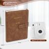 Ablus 256 Pockets Photo Album for Polaroid SnapTouch Zip Mint Cameras Printers, for Instax Mini 11 12 9 8+ 8 LiPlay Instant Camera Film, Mini Link SP-1 Printer (Brown) view 2