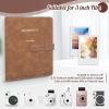 Ablus 256 Pockets Photo Album for Polaroid SnapTouch Zip Mint Cameras Printers, for Instax Mini 11 12 9 8+ 8 LiPlay Instant Camera Film, Mini Link SP-1 Printer (Brown) view 4