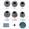 TSZYYM Earbud Tips Ear Bud Tips Soft Anti Slip Washable and Reusable Silicone Replacement Earbud Tips Fit Most in-Ear Earbuds(Inner Hole 3.8mm -5.1mm) 18pcs S M L view 2
