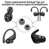 TSZYYM Earbud Tips Ear Bud Tips Soft Anti Slip Washable and Reusable Silicone Replacement Earbud Tips Fit Most in-Ear Earbuds(Inner Hole 3.8mm -5.1mm) 18pcs S M L view 3