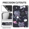 for Kindle 10th Generation 2019 Case, Slim PU Leather Kindle Cover 10th Generation, Adjustable Stand with Auto Sleep/Wake Smart Cover (Not fit Kindle Oasis or Kindle 2022), Galactic Cat view 2