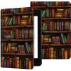 Case for 6" All-New Kindle (11th Generation, 2022 Release),Slim PU Leather Kindle 2022 E-Reader Adjustable Stand with Auto Sleep/Wake Smart Cover for Amazon Kindle Case 6 inch,Library Bookshelf view 1