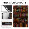Case for 6" All-New Kindle (11th Generation, 2022 Release),Slim PU Leather Kindle 2022 E-Reader Adjustable Stand with Auto Sleep/Wake Smart Cover for Amazon Kindle Case 6 inch,Library Bookshelf view 2