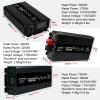 3500W 4500W 7000W Car Inverter DC 12V to AC 240V Pure Sine Wave Power Inverter with LCD Display, for Motorhomes Truck Boat Camping,12V to 120V-4500W view 3