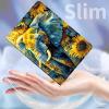 Case for 6" Kindle Paperwhite (10th Generation,2018 Release),PU Leather Kindle Paperwhite 2018 Case, Adjustable Stand with Auto Sleep/Wake Kindle Paperwhite 10th Generation Case, Elephant Sunflowers view 4