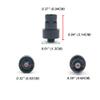 SMA Female to BNC Female Adapter | Pure Copper RF Connector with Rubber Ring | Coax Converter for SDR, Antenna, Ham Radio Use view 4