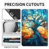 Case for 6" All-New Kindle (11th Generation, 2022 Release),Slim PU Leather Kindle 2022 E-Reader Adjustable Stand with Auto Sleep/Wake Smart Cover for Amazon Kindle Case 6 inch,Majestic Tree view 2