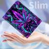 AIRWEE Case for Kindle Scribe 1st Generation (10.2 inch, 2022 Release), PU Leather Adjustable Stand Cover With Auto Sleep/Wake Smart Cover for Amazon Kindle, Neon Leaf view 4
