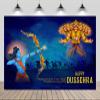 CHNYWORK 15x10ft Happy India Dussehra Festival Backdrop Indian Lord Rama Killing Ravana in Dussehra Navratri Festival Background Indian Religion Hindu Party Dussehra Decorations Photo Booth Props view 1